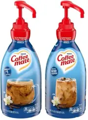 Nestle Coffee-Mate Coffee Creamer, French Vanilla, Liquid Pump Bottle, 50.7 Fl O