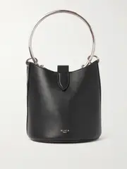 [Alaïa] Alaïa - Ring Leather Bucket Bag - Black - One size One size Black