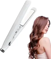 Mini Curling Iron | Rechargeable Cordless Hair Iron for Straightening and Curling,Dual Purpose Cordless Iron for Hair Styling, for Salon Spa Center Home Use Borato