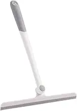 T-Shape Shower Squeegee for Window Glass,1Pc Heavy Duty Window Scrubber Flooring Scrubbler of Bathroom, T-Shape Glass Scraper Cleaning Wiper,Silicone Shower Window Squeegees, White