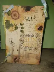 Sunflower Junk Journal USA Seller Gift