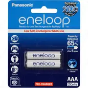 Panasonic BK-4MCCE 1.2V 750mAh Eneloop Rechargeable AAA NiMH Battery Japan 2PK