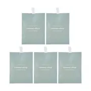 5 Piece Coconut Citrus Scented Sachets - Coconut and Lime
