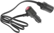 GLEAVI Durable Cigarette Lighter Extension Cable Power Cord for Easy Connection to Car Chargers Electronics Aesthetic Design for Neat Vehicle Interior