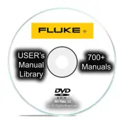 Fluke Manual Library, 700+ Instruction, Operation, Users, Service CD DVD I34
