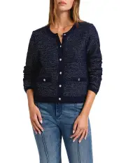 [Marcs] Work It Cardigan in Navy Sparkle