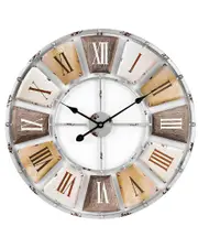 Sorbus Vintage 24in Metal Wall Clock