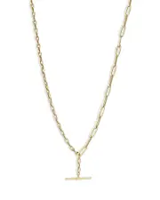 Bloomingdale's Fine Collection T Bar Statement Necklace in 14K Yellow Gold, 18