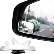 Blind Spot Mirror, HD Glass Convex Lens Frameless Adjustable Blind Spot Mirror