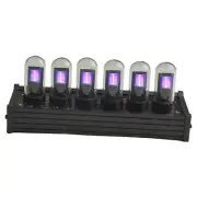 Retro Nixie Tube Clock with Personalized Display Options For Vintage Charm