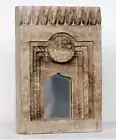 Handmade Vintage Style Indien Temple Mirror Small Wall Decor 16x5x25cm Rustic