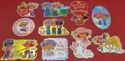 Strawberry Shortcake Lot of 10 Vending Stickers Lot 2003 w/sleeves