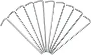 10Pcs Tent Pegs Heavy Duty Galvanised Steel Ground Camping Outdoor Nail