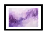 Purple Modern Art Art Framed print