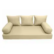 *COVER ONLY*-Style 3 Daybed Mattress Bolster Pillow Covers Knife Edge Crib-AD103