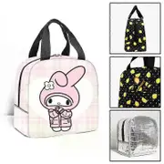 c1046 Kawaii Sanrio My Melody Kids School Insulated Lunch Bag Thermal Cooler Tote Food Children Printed Handbag tbd1046