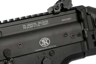 台南 武星級 CYBERGUN SCAR-H MK17 瓦斯槍 黑 授權刻字 ( BB槍模型槍狙擊槍卡賓槍M4 M16