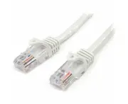 StarTech.com 2 m White Cat5e Snagless RJ45 UTP Patch Cable - 2m Patch Cord - First End: 1 x RJ-45 Network - Male - Second End: 1