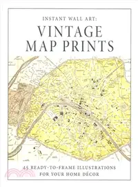 在飛比找三民網路書店優惠-Vintage Map Prints ─ 45 Ready-