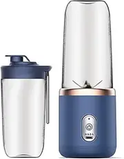 Portable Blender for Smoothies and Shakes - Personal Size Blender Juicer USB Rechargeable | 6 Blades Fruit Mixer Juicer Blender Cup for Camping Travel Gym Kitchen Puchen