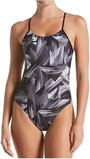 [Nike] Twisted Break Cut-Out One Piece Black