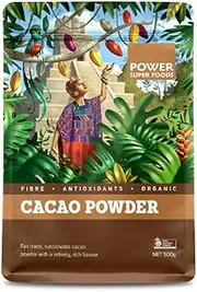 Power Super Foods Organic Cacao Powder, 500g