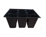 Seed Starter Trays 300 Deep Extra Large Cells 50 Trays 6 Cells Each