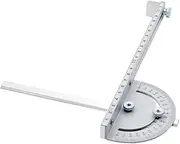 zolyet Table-Saw Circular Router T-Slot Miter Gauge DIY Woodw Angle Ruler with 220mm Extension Bracket Multicolor