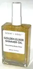 SCENT + SOUL Golden Elixir Shimmer Oil Nourishing Body Glow 3.4 fl.oz