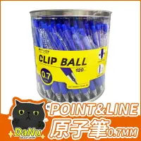 在飛比找樂天市場購物網優惠-好市多 CLIP BALL Point & Line 藍筆 