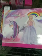 Magic Light Unicorn & Princess Doll, Toys for Girls 3+, Unicorn Bettina