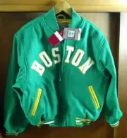 Mitchell & Ness HWC NBA Boston Celtics Varsity Wool Throwback Jacket Mens 44 L