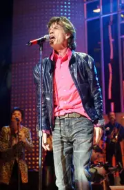 Mick Jagger at The Concert for New York City - Show at Madison Squ- Old Photo 8