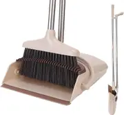 New Upgrade Broom and Dustpan Set, Broom and Dustpan Set for Home, Broom and Dustpan Combo for Office, Stand Up Broom and Dustpan
