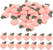 [COOPHYA] Diy Craft Supplies 30pcs Fruit Simulation Charms for Earring Phone Case Decor