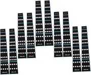 SWOOMEY 10 Pcs Violin Finger Guide Fretboard Marker Stickers for Beginners Easy Learning Intonation Decal for Violin Practice and Skill Improvement