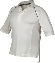 KOOKABURRA Cricket Predator Mid Sleeve Shirt - Bottle Green Trim, XX-Large Harrow