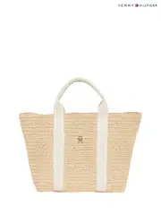 Tommy Hilfiger Brown Spring Logo Tote Bag (F57113) | $346