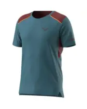 Dynafit Sky short Sleeve Shirt Trail Running Man, Mallard Blue /1570