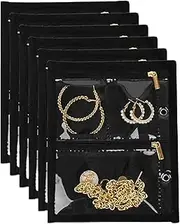 [Generic] Jewelry Storage Bags | Jewelry Organizer Storage - Organizer Portable Zippered Binder for Bracelets Rings Earrings Girls Necklaces Brooches Women