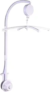 Hohopeti Crib Mobile Holder Arm with Wind Up Music Box Sturdy Bracket for Bed Bell Rotating Design Suitable for Nursery Decoration and Entertainment