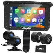 Portable Wireless Apple Motorcycle Carplay & Android Auto Screen, Motorcycle