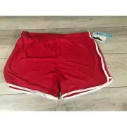 2 YUMMY WOMEN PLUS READY TO GO BIKE SHORTS SIZE 2X STYLE X3018J RED WHITE GRAY