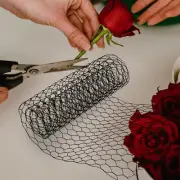 Rat Gardening Wire Fence Flower Arrangement Grid Arranging Tool