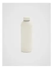 [Fine Day] Smile Stainless Steel Drink Bottle in Fog