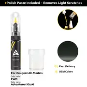 Touch Up Paint For Peugeot All Models EWD Adventurer Khaki With Polish Paste