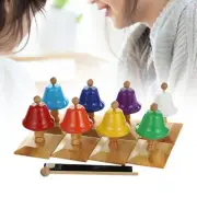 8 Note Hand Bells Percussion Montessori Toy for Wedding Classroom Toddlers