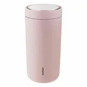 Stelton To Go Click Mug, Drinking Mug, Cup, Stainless Steel Soft Rose, 400 ml