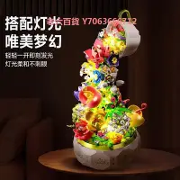 在飛比找Yahoo!奇摩拍賣優惠-精品森寶花顏茶語八音盒diy手工積木音樂盒拼裝兒童玩具發聲器