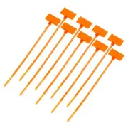 250pcs Marker Cable Zip Ties, 6 Inch Self-Locking Labels Zip Tie Wraps,Orange